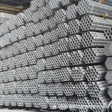 ท่อเหล็ก GI pre pre galvanized สำหรับการก่อสร้าง